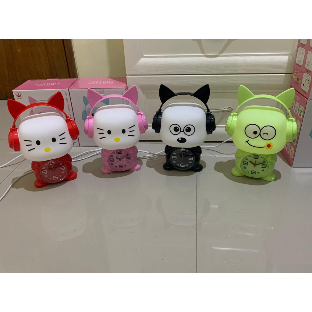 Lampu Tidur Cartoon Desk Lamp Night Light Dan Weker Karakter