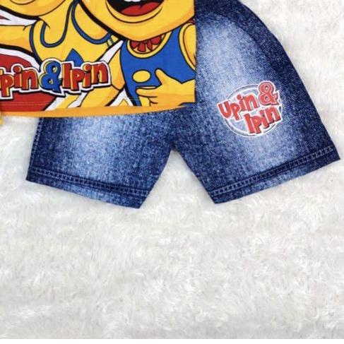 ➨ SETELAN BAJU ANAK LAKI-LAKI 2-10 TAHUN GAMBAR IPIN & UPIN ➽
