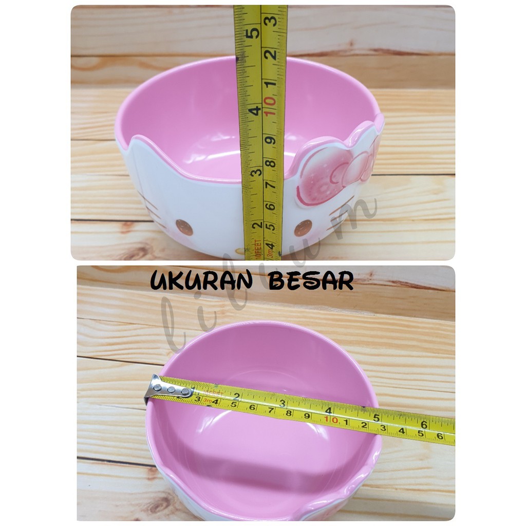 Mangkuk Melamin Timbul Hello Kitty My Melody Mangkok Bowl Melamine
