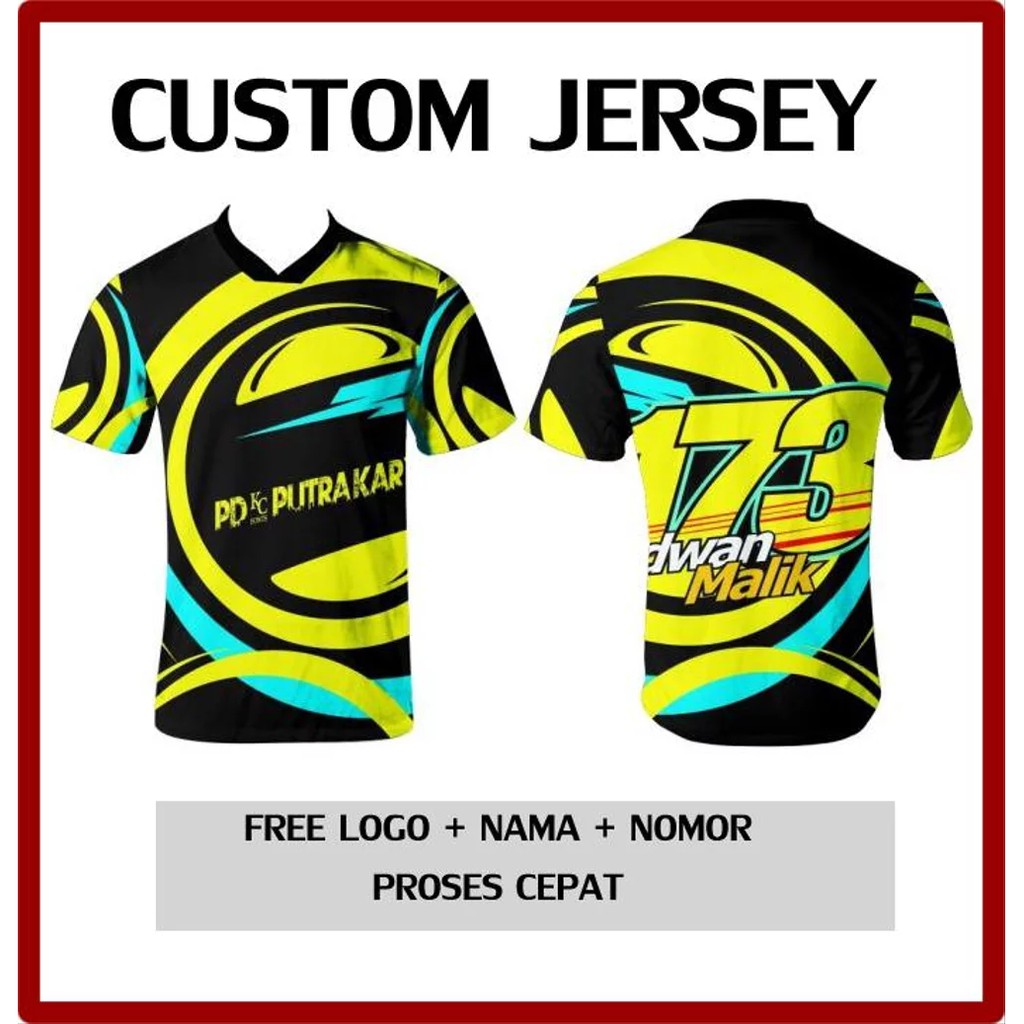 Jual Baju Kaos Jersey Racing Printing Custom Shopee Indonesia