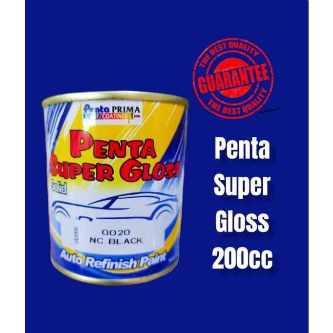 Cat Penta Super Gloss  NC Solid Dop Mengkilap / Mobil Motor Sepeda 200cc
