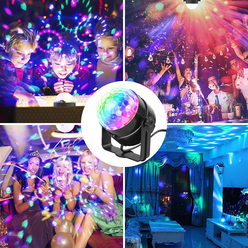 ITS Lampu Disco Pesta Cahaya LED Party Light Lampu Panggung Ambient Light EU Steker