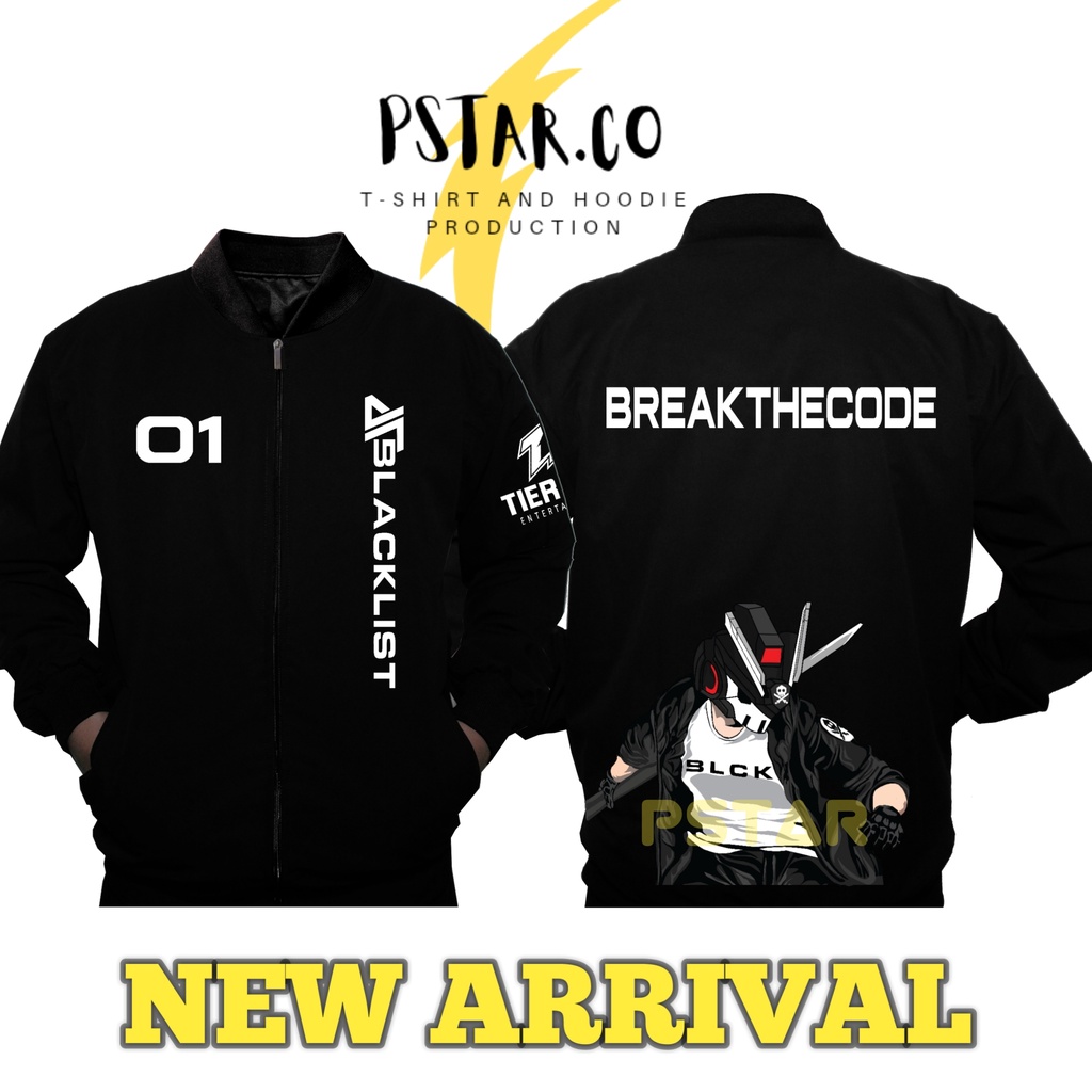 Jaket Bomber Blacklist International Esport New Arrival