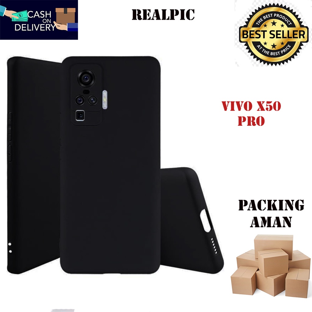 Casing Vivo X50 Pro SoftCase Black Matte