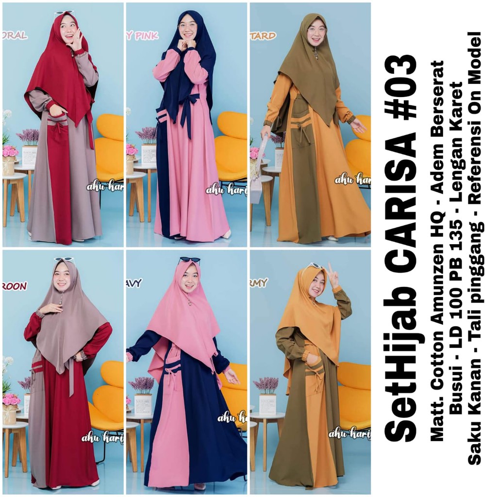 GAMIS SetHijab SYAR'I CARISSA BY GASA