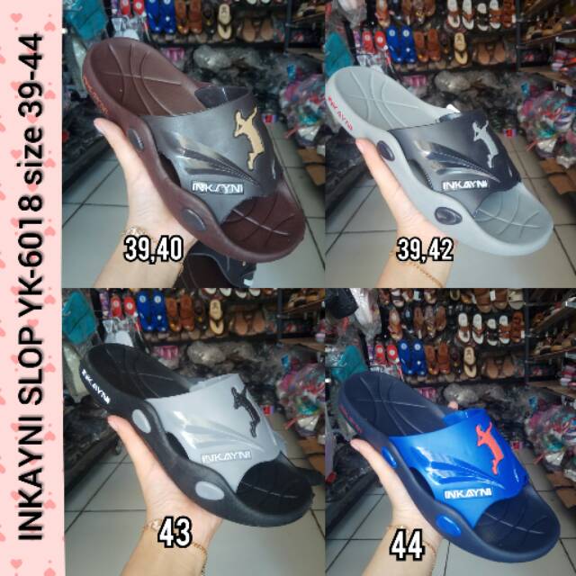SANDAL SLOP LAKI INKAYNI YK-6018 SIZE 39-44