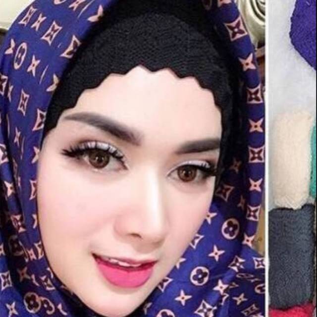 Ciput Rajut / Ciput Zigzag / Bandana Rajut / Ciput Bandana / Inner Hijab / Inner Murah / Inner Rajut