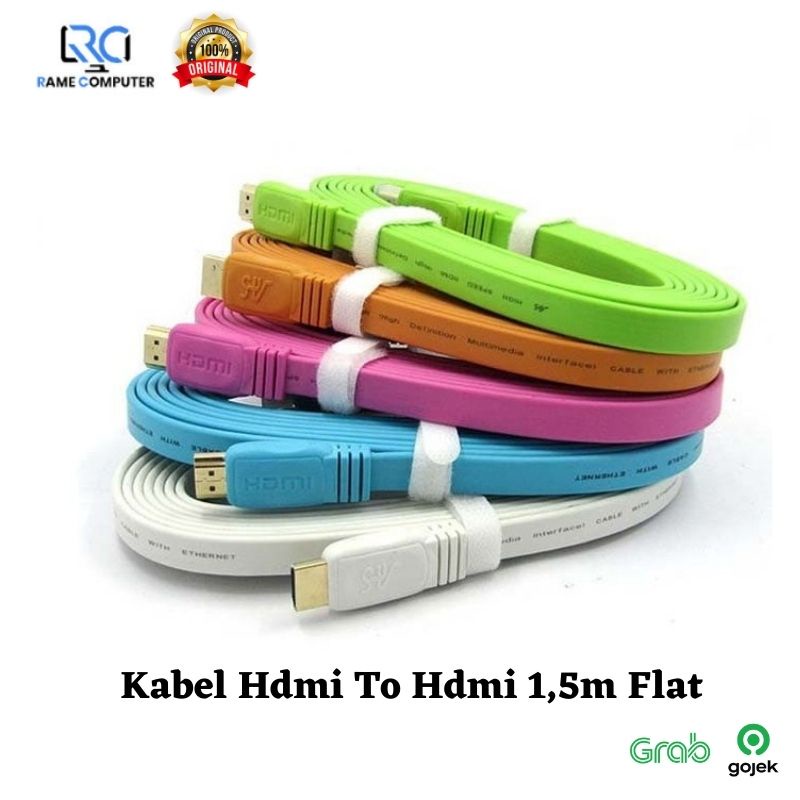 Kabel Hdmi To Hdmi 1,5m Flat