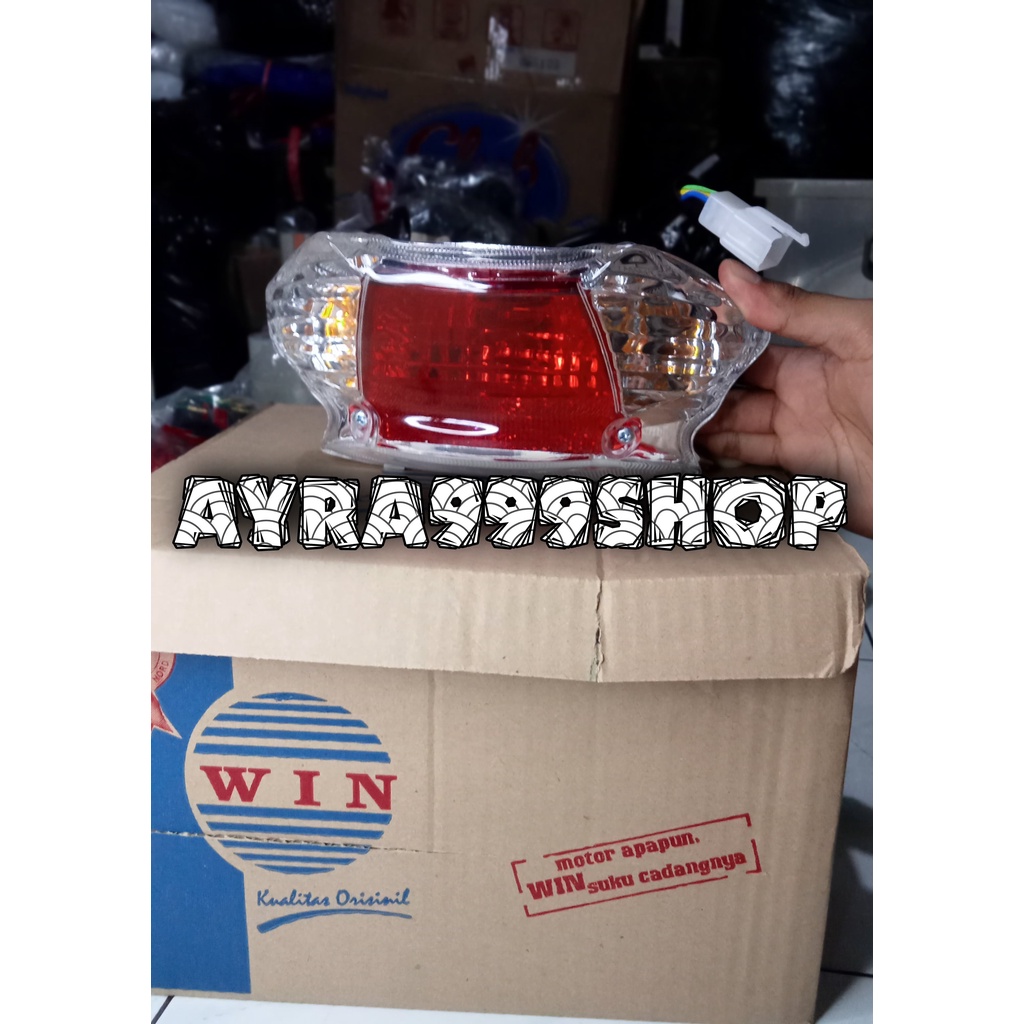 Stoplamp Assy Mio Varian 1 Set Plus Bohlam, Mio Sporty 08, Mio J Bening, Mio J smoke, Mio M3 WIN Merk