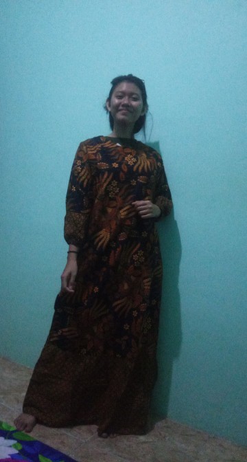 Batik Couple Keluarga Sania Ruffle Ori Ndoro Jowi Dnt Motif Manggar