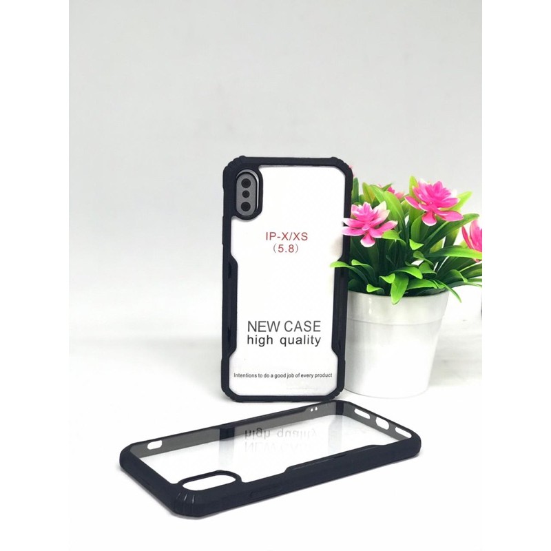 PROMO FUSION CASE BLACK IPHONE 6 7 8 7+ 8+ X XS MAX 11 PRO MAX 12 MINI 12 PRO MAX