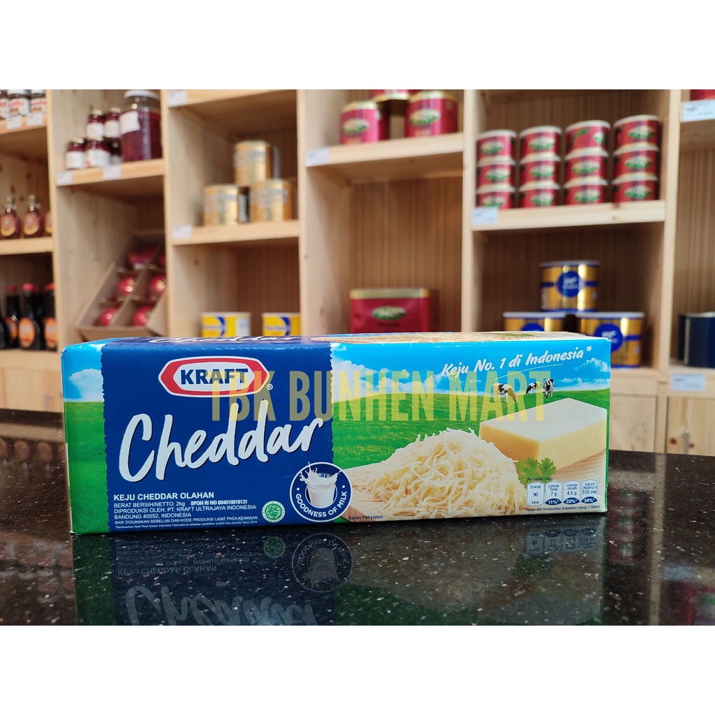 

KRAFT KEJU CHEDDAR 2 KG