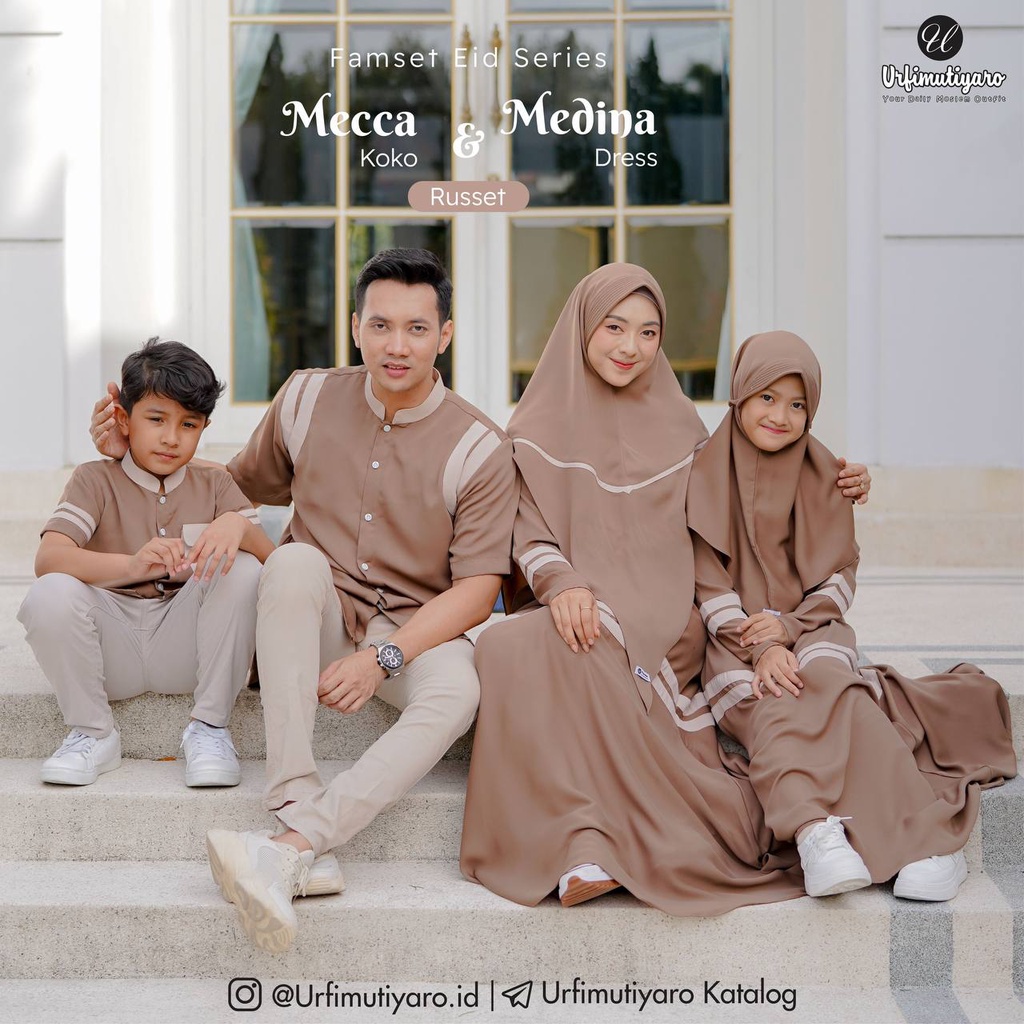 FAMILY SET MECCA MEDINA IED SERIES (SERI RUSSET) By URFIMUTIYARO