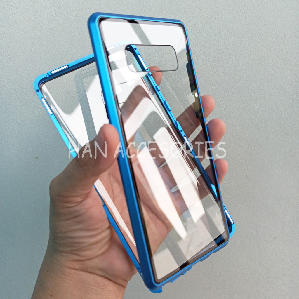 Samsung Galaxy Note 10/Note 10 PRO Case Magnetic 360 FULL GLASS Depan dan Belakang