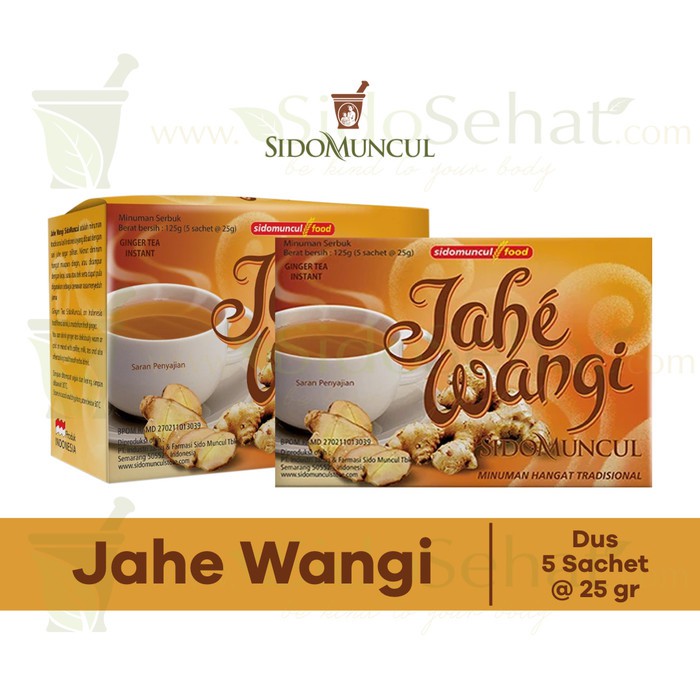❤ Under100 ❤ Sidomuncul Jahe Wangi 1  kotak isi 5 Sachet 25g Minuman Serbuk Traditional BPOM