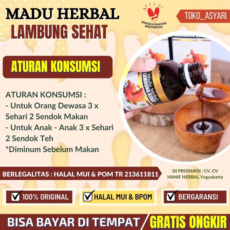 Obat Herbal Maag Kronis, Obat Asam Lambung Naik Ke Dada, Tenggorokan, Obat Nyeri Dada, Obat Lambung Bengkak, Luka Pada Lambung, Lambung Bocor, Infeksi Lambung, Maagh, Maag, Magh, Obat Sakit Perut Perih, Sesak Nafas, Atasi Dengan Madu Herbal Lambung Sehat-3