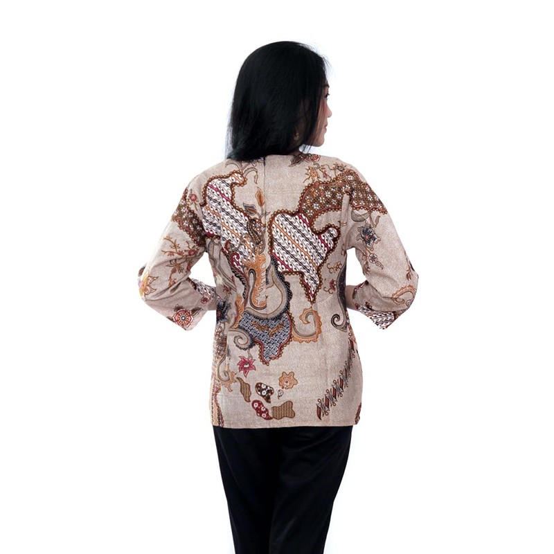 Atasan Batik Wanita Kraton Modern -  Blouse Batik Wanita - S-M-L-XL-XXL-3L-4L-5L-2