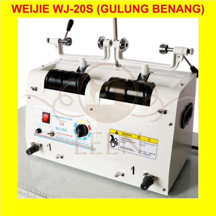 Mesin Gulung Benang 2 Cones WEIJIE WJ-20S Thread Winder Machine LEEN