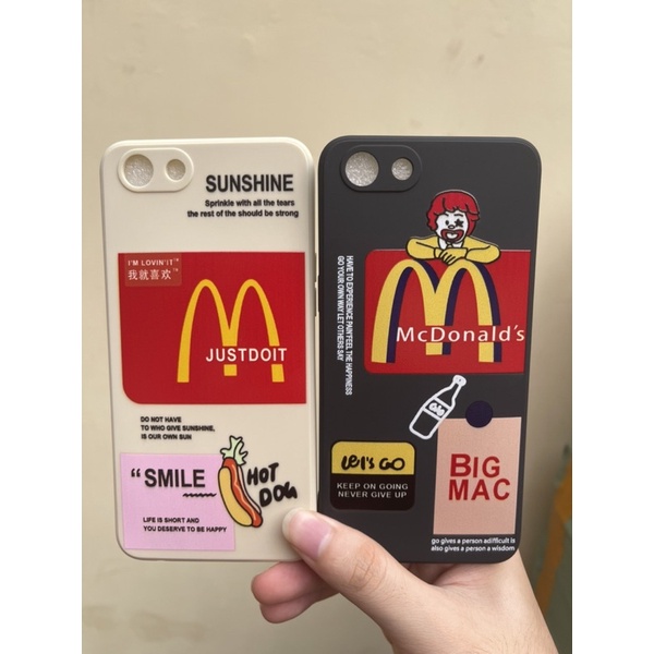 CASE TPU MOTIF MCD FOR OPPO REALME XIAOMI SAMSUNG VIVO IPHONE - MCD CASE