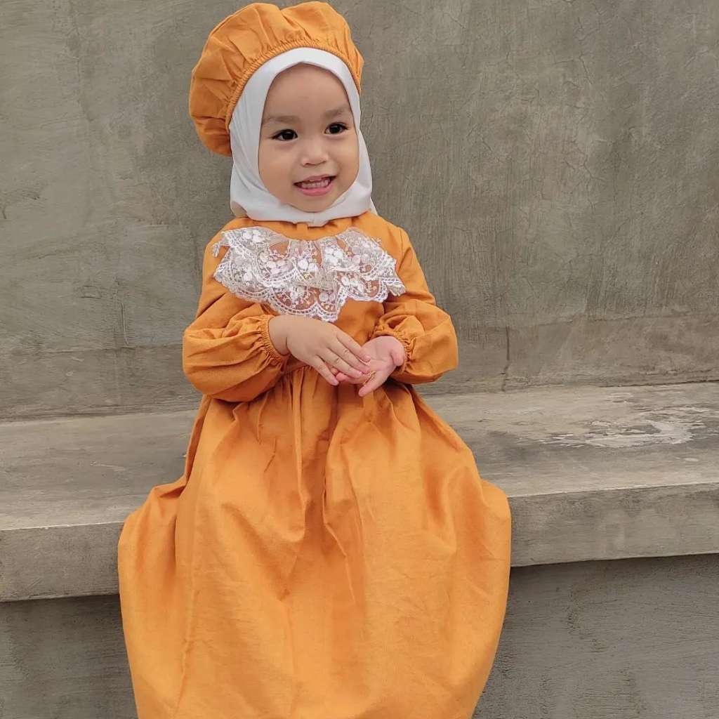 Gamis Poetri anak cewe muslim ramadhan