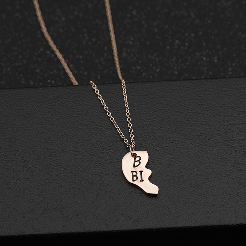Fancyqube 3pcs Kalung Choker Liontin Bulan Bintang Bulat Tulisan Best Friend Forever Untuk Pria Dan Wanita