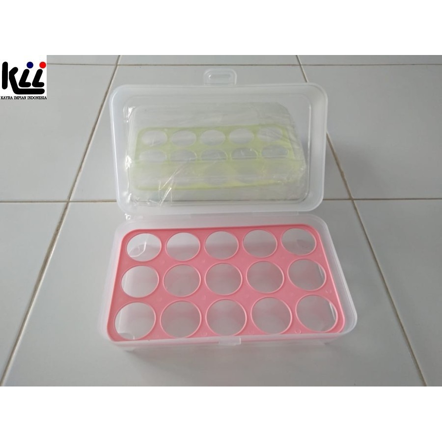 Box Tray Telur 15s - kotak telur - Egg Tray Box - Box Telur 15 Sekat