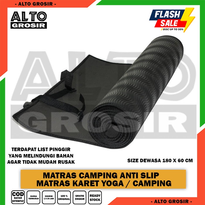 BEST SELLER MATRAS CAMPING OUTDOOR DEWASA MATRAS OLAHRAGA ALAS YOGA KARPET SENAM YOGA TEBAL