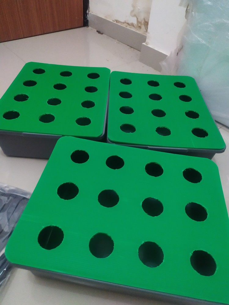 (bali) Baki + Tutup Impraboard 12 Lubang