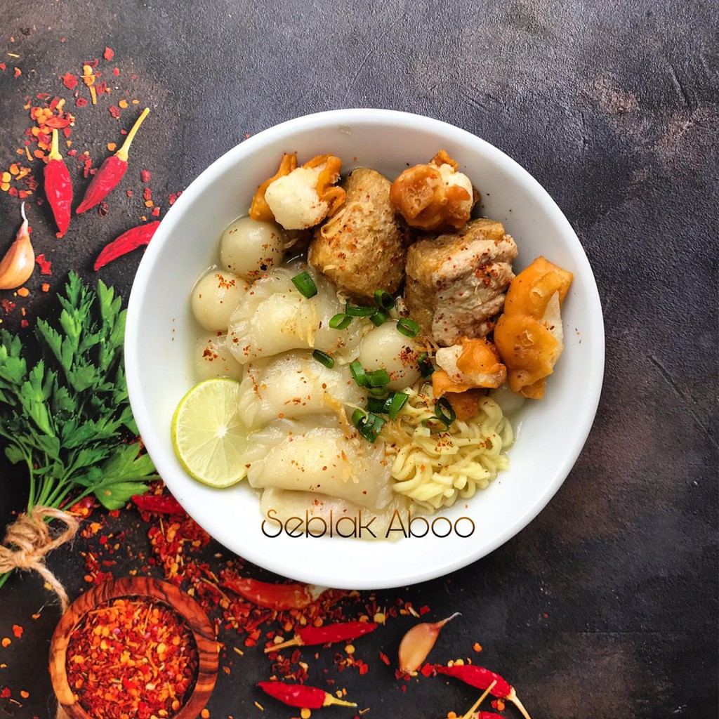 

Cilok Kuah Sosis Keju Instan