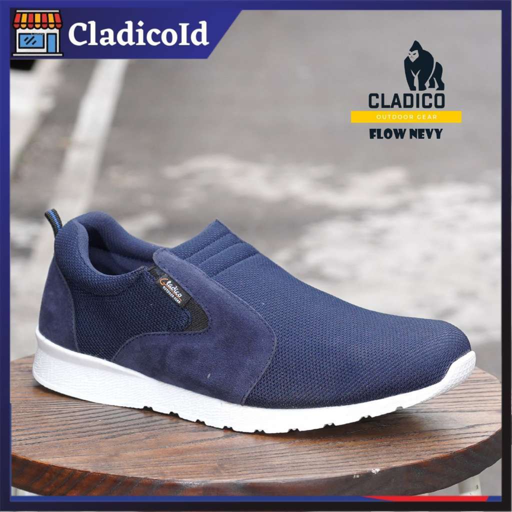 SEPATU KASUAL PRIA SLIP ON CASUAL OUTDOOR JALAN-JALAN JOGGING OLAH RAGA SANTAI CLADICO ORIGINAL