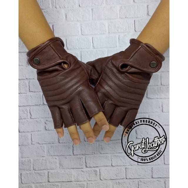 SARUNG TANGAN KULIT HALF MOTOR SARUNG TANGAN KULIT SARUNG TANGAN KULIT GARUT