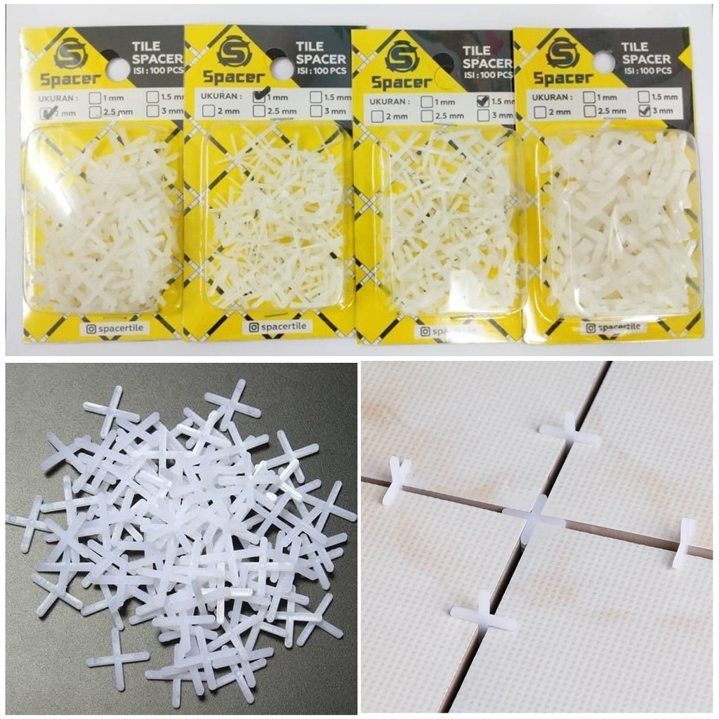 Tile Cross Spacer / Tile Spacer Cross / Nat Keramik Spacer bron