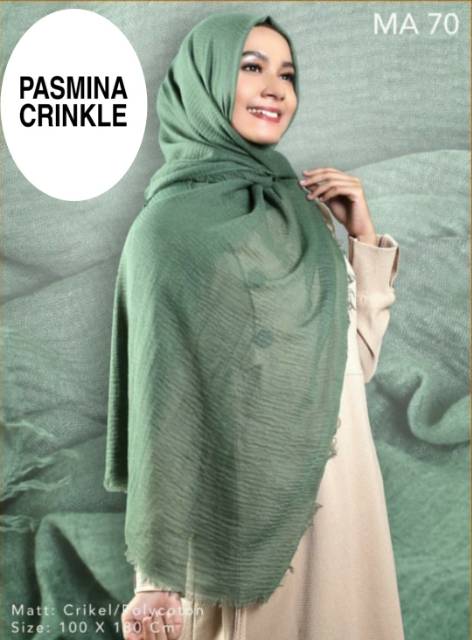 FLASHSALE PASMINA CRINKLE TURKEY TERMURAH / JILBAB HIJAB PASHMINA IMPOR PREMIUM ORIGINAL