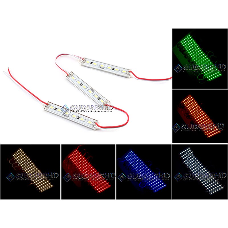 Lampu LED Strip Modul SMD 5630 / 5730 6 Mata Module 12V IP65