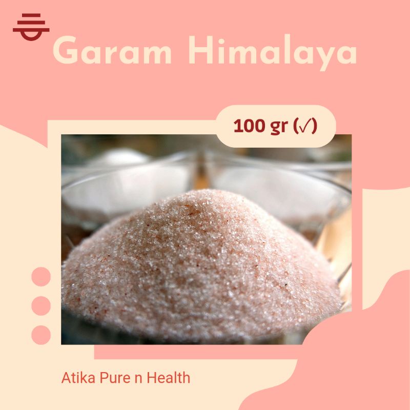 

Garam Himalaya Original Organic 100 gram Himsalt Original Premium Natural Super Food