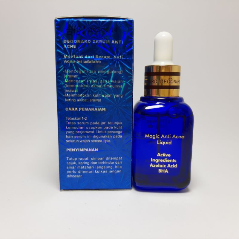 SERUM DEONARD BIRU ANTI ACNE ORIGINAL