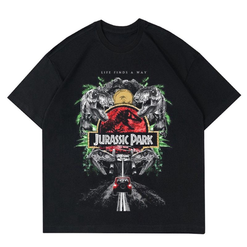 KAOS VINTAGE JURASSIC PARK | T-SHIRT BAJU MOVIE FILM VINTAGE JURASSIC PARK | BAJU DINOSAURUS