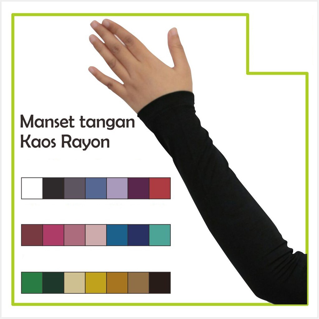 Polos Manset Tangan Renda / Brokat