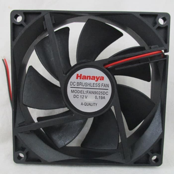 Fan Dc 9cm 9 x 9 cm kipas DC 9 x 9 cm/ Kipas pendingin Axial Fan DC 12V