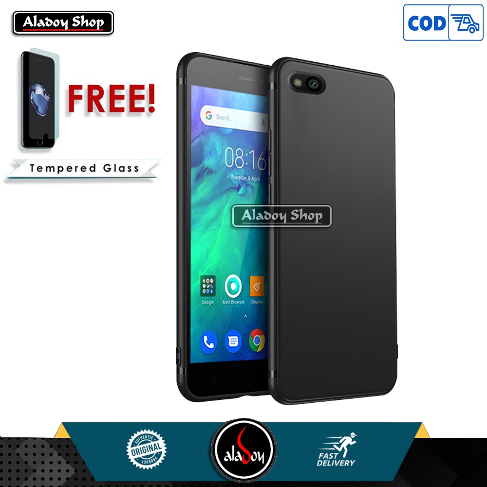 Case Xiaomi Redmi GO Ultra Slim Premium Softcase Free Antigores Tempered Glass Pelindung Layar