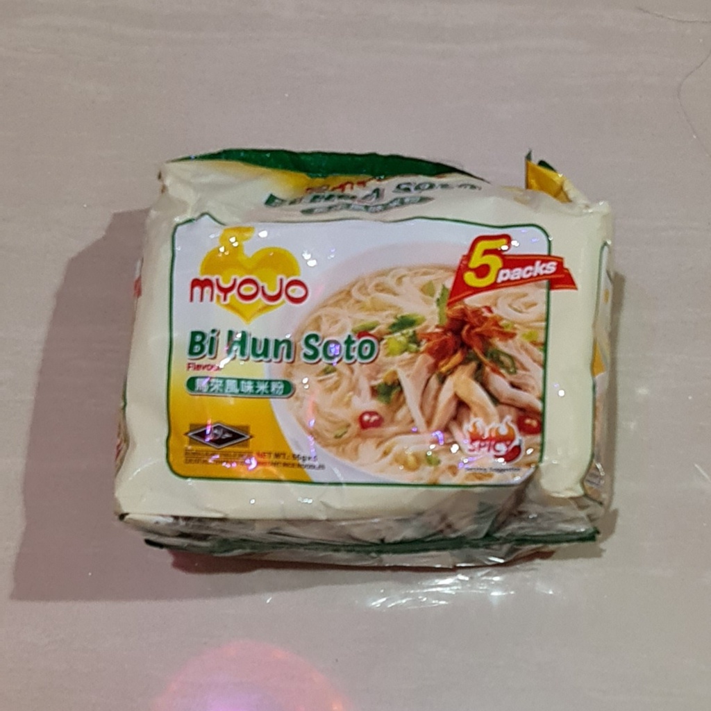 Myojo Bi Hun Soto Flavour / Bihun Rasa Soto 5 x 55 Gram