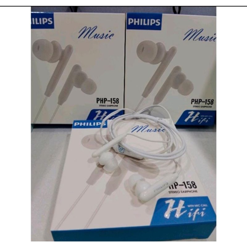 HF headset handsfree earphone Philips (PHP-158) Stereo earphone