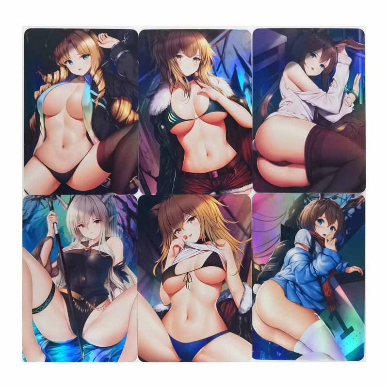 9pcs/set Arknights ACG Sexy Girl H Toys Hobbies Hobby Collectibles Game Collection Anime Cards aHxd