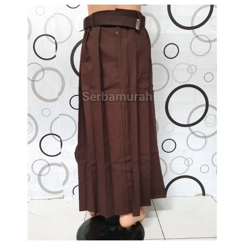 Rok rempel panjang pramuka rok coklat panjang sekolah sd