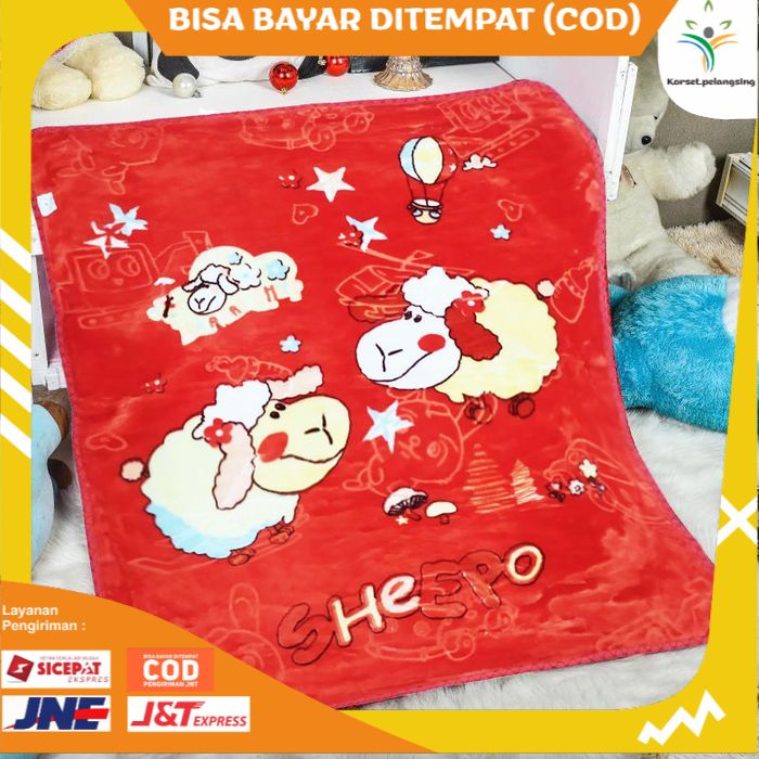 Selimut Bayi Super Lembut Tebal 100 x 120 cm - Selimut Bulu Tebal