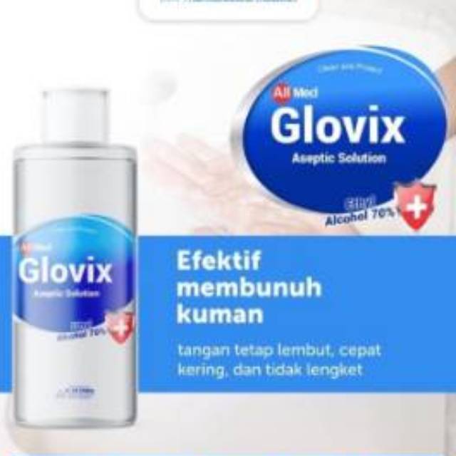 (SIAP KIRIM) GLOVIX SOLUTION 30ML  - Hand Santinizer Antiseptic