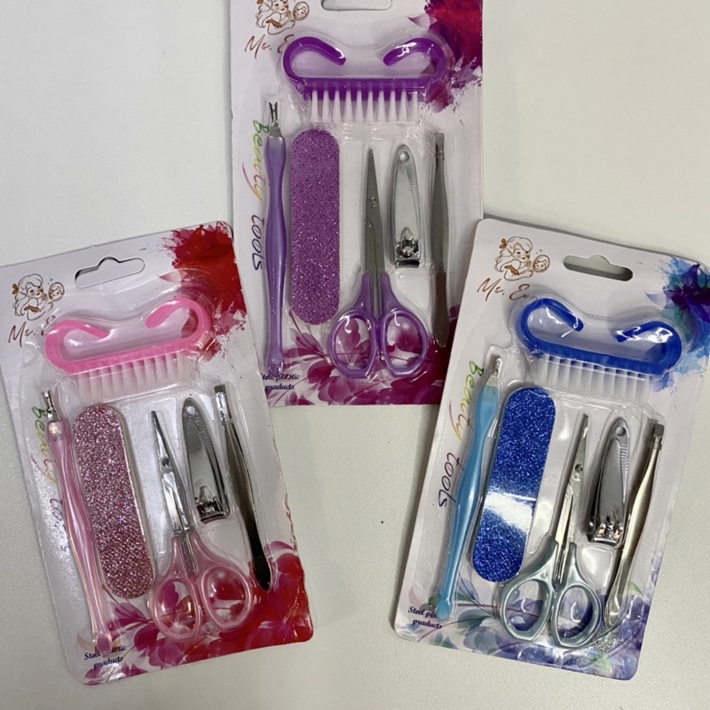 1 PAKET ISI 6 MENICURE PEDICURE / ALAT MANICURE PEDICURE / 1 SET ALAT MANUCIRE PEDICURE / ALAT SALON