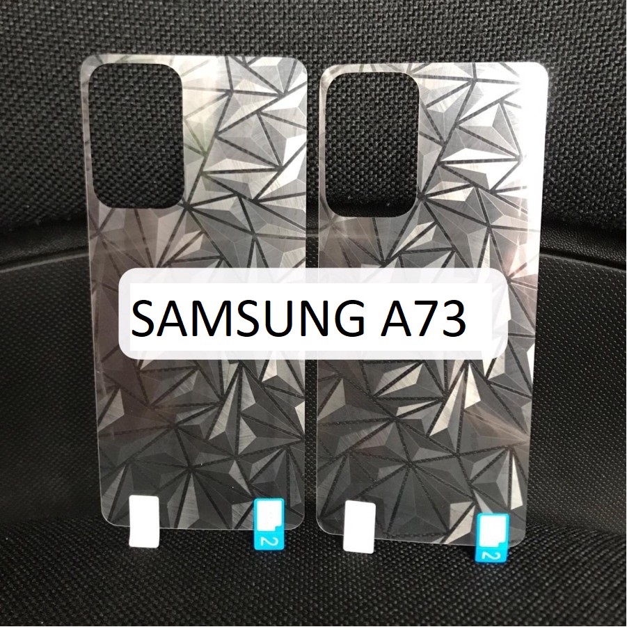 SAMSUNG A33 5G A53 5G A73 5G A12 M51 M11 A11 A21S A31 A51 A71 ANTI GORES BELAKANG SKIN DIAMOND GARSKIN ANTI JAMUR MOTIF 3D SPIRAL BERLIAN PELINDUNG BELAKANG ANTI JAMURAN