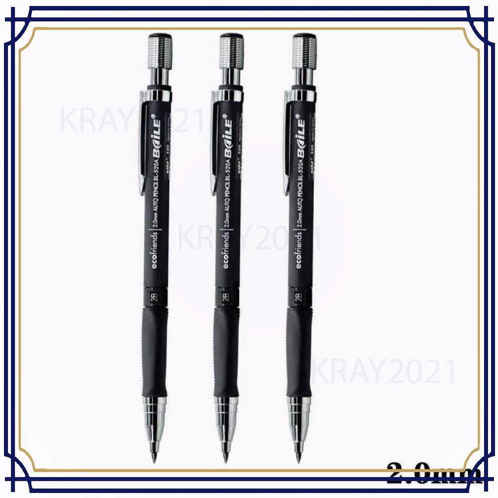 Pensil Mekanik Mechanical Pencil 2B 2mm 12 Isi AK143