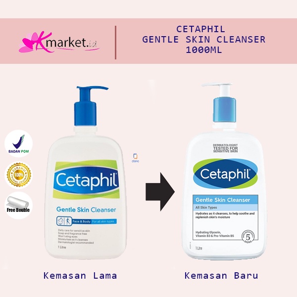 Cetaphil Gentle Skin Cleanser 1000ML (1 LITER)